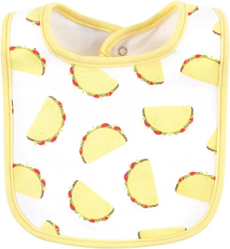 Vista 230 de Hudson Baby Conjunto de babero y calcetines unisex de algodón para bebé