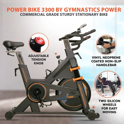Vista 5 de Bicicleta estática para interiores, resistente de 115 libras, resistencia magnética, incluye mancuernas de 2 x 1 libra, bicicletas de ciclismo