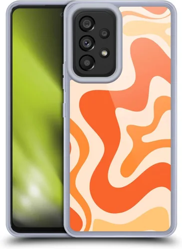 Vista 10 de Head Case Designs Officially Licensed Kierkegaard Design Studio Black Almond Cream Swirl Retro Abstract Patterns Gel Case