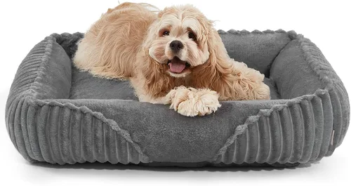 Vista 25 de EHEYCIGA Linda cama para perro de tamaño mediano, cama para mascotas de 30 Crema