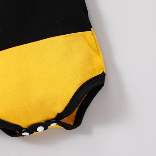 Vista 2 de Disfraz de bebé recién nacido mameluco para bebé ropa infantil lindo murciélago de abeja tigre y cosplay
