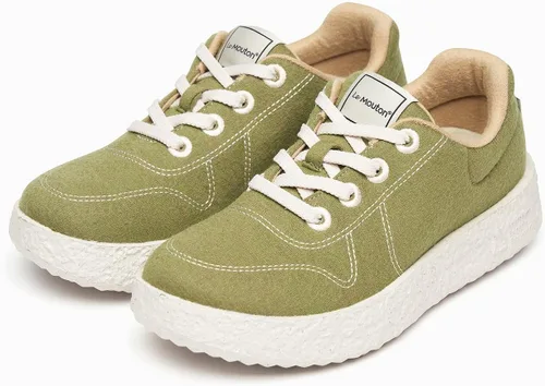 Vista 2 de LE Mouton Mate - Zapatos cómodos de lana merino para caminar Zapatos de plataforma para hombres y mujeres Zapatos deportivos ligeros ecológicos