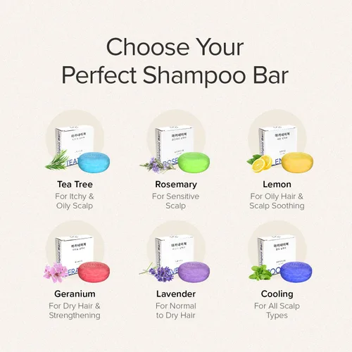 Vista 7 de Maka Nature - Barra de champú refrescante para todo tipo de cabello, 3.35 onzas