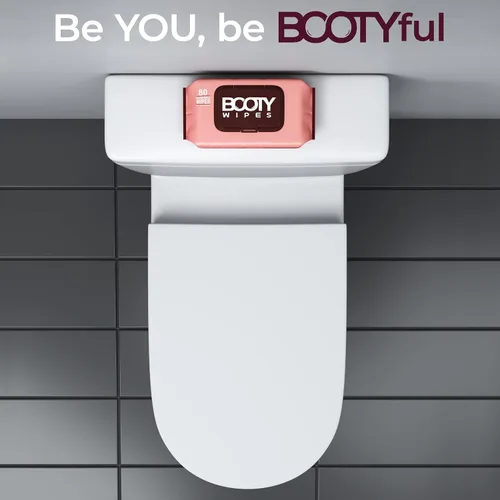 Vista 7 de BOOTY WIPES Toallitas desechables para mujer, 320 unidades en total (4 paquetes de 80) toallitas húmedas para adultos, toallitas femeninas con pH