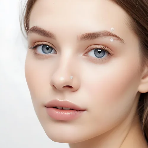 Vista 7 de Kit de 48 retenedores de piercing transparentes: retenedor acrílico para tabique, aretes de nariz transparentes para el trabajo, joyería de piercing