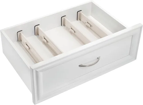 Vista 8 de mDesign - Organizador de cajón expandible de 2.5 pulgadas de alto