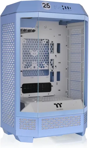 Vista 17 de Thermaltake Carcasa micro ATX negra Tower 300; ventilador CT de 0.079 x 5.512 in incluido; soporta radiador de hasta 16.535 in; kit de soporte