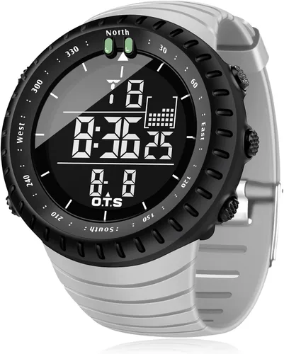 Vista 9 de PALADA Men's Digital Sports Watch Waterproof Tactical Watch with LED Backlight Watches for Men