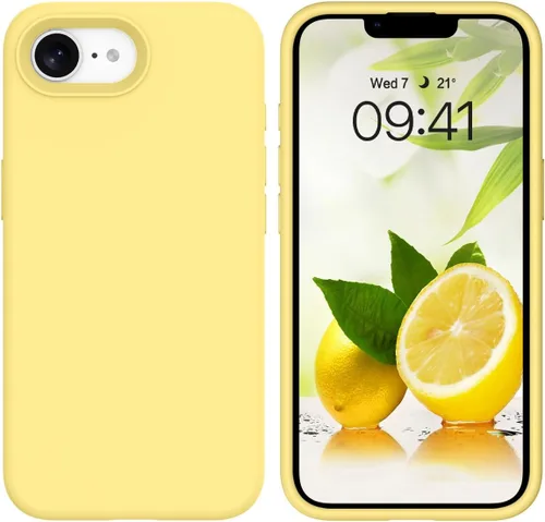 Vista 44 de GUAGUA Funda compatible con iPhone 17 Pro Max de 6.9 pulgadas, silicona líquida, goma de gel suave, delgada, forro de microfibra delgada
