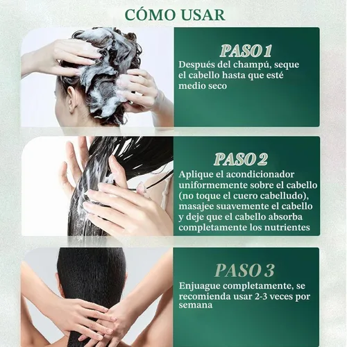 Vista 8 de Mascarilla capilar de queratina polipéptida para cabello dañado, tratamiento capilar de queratina, mascarilla capilar acondicionador profundo