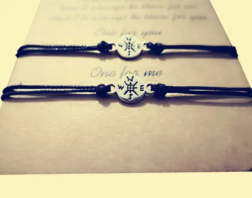 Vista 5 de Sisadodo Pulseras de amistad para mujeres, niñas, parejas, pulseras de promesa a juego para novio y novia, regalos de Navidad, día de San Valentín