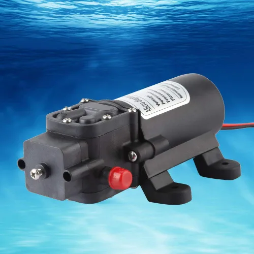 Vista 4 de Acogedor Bomba de diafragma 24V 60W, bomba de diafragma de presión de agua 5L/m, fácil de instalar, para pulverización de agua, pulverización