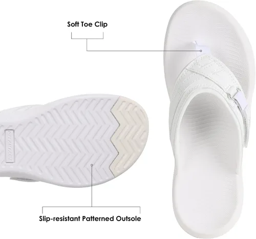 Vista 4 de DREAM PAIRS Sandalias cómodas con soporte de arco para mujer