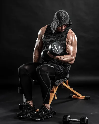 Vista 7 de DRSKIN Paquete de 2 o 1 camiseta sin mangas con capucha para hombre, culturismo, corte muscular, sin mangas, para entrenamiento de gimnasio
