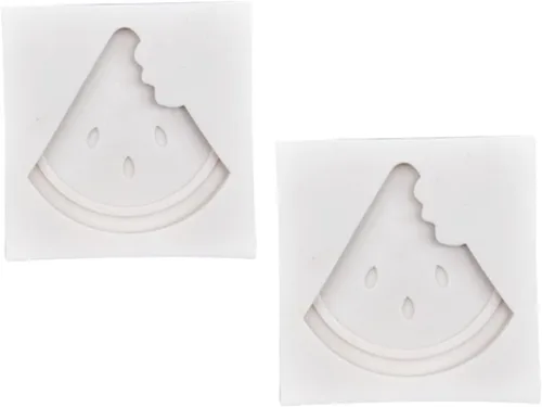 Vista 8 de Moldes de silicona para frutas, molde de chocolate para fondant, 2 piezas, molde de sandía, lindo molde de decoración de tartas, molde de silicona