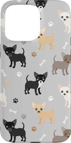 Vista 31 de Chihuahua Paws and Bones - Funda para iPhone 17