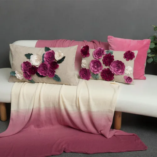 Vista 6 de King Rose - Funda de almohada para cojín de lana sólida 3D, 12.0 x 20.0 pulgadas