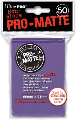 Vista 7 de Ultra Pro 7442784515 Protectores de Baraja - Pro-Matte Black