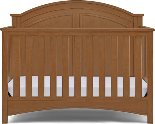 Vista 18 de Delta Children Perry, cuna convertible 6 en 1, con certificado Greenguard Gold, color blanco Bianca