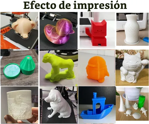 Vista 8 de Impresora 3D portátil - Impresora 3D FDM compacta con placa de construcción extraíble, compatibilidad con filamento PLA y TPU, boquilla de 0.4 mm