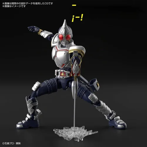 Vista 3 de Bandai Hobby Kamen Rider Blade - Hoja de jinete enmascarada, kit de modelo estándar de Bandai Spirits
