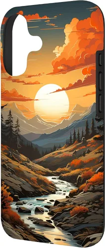 Vista 2 de Great Smoky Mountains - Mountain Scene Mountain Theme Nature Case for iPhone 17