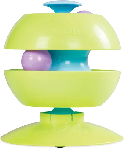 Vista 10 de Petstages - Juguete interactivo para gatos Chase Meowtain de 4 niveles