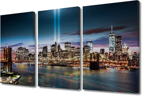 Vista 29 de Imagen del río Mississippi al anochecer, pintura de paisaje urbano de Nueva Orleans, Louisiana, impresiones artísticas, decoración de pared