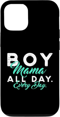 Vista 11 de Funda para iPhone 12 Mini Mommy Mom Happy Mother's Day Boy Mama All Day Every Day