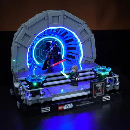 Vista 10 de VONADO Kit de luces LED compatible con el set de casco Lego Captain Rex 75349, iluminación DIY compatible con el casco Lego 75349 (sin modelo)