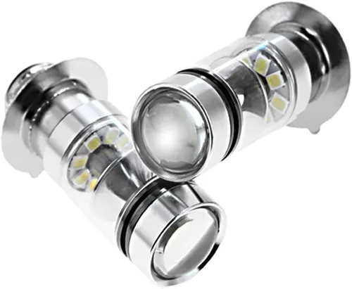 Vista 7 de Bombillas LED H6M para faros delanteros, 100 W, 6000 K, color blanco, para Honda CRF RANCHER Kawasaki BAYOU PRAIRIE Yamaha YFZ450R Rhino 700 Raptor
