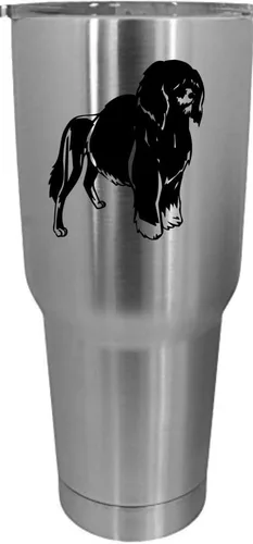 Vista 491 de Cairn Terrier - Vaso grabado con temática de perro, 30 onzas