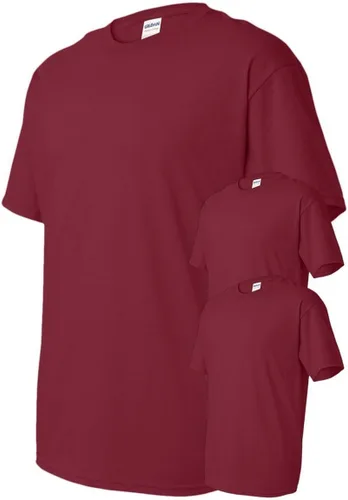 Vista 205 de Gildan Camiseta G500 para hombre Ceniza/baya