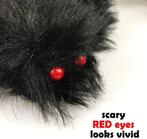 Vista 2 de Decoraciones de Halloween, mochila de araña para adultos con gafas de araña gratis, disfraz de araña peluda aterradora, patas de araña de felpa