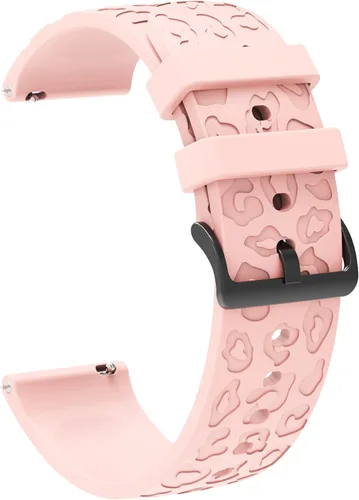 Vista 4 de TenCloud Accesorios para reloj inteligente compatibles con iTech Fusion 2/2S / 2R, correa de reloj de silicona de 0.787 pulgadas de liberación