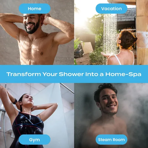 Vista 8 de Body Restore Vaporizadores de ducha de aromaterapia, paquete de 12 – Regalos de cumpleaños para mujeres, hombres, artículos esenciales de viaje