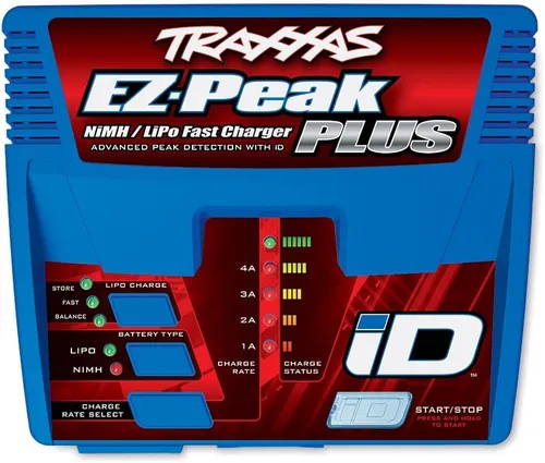 Vista 4 de Traxxas 2970 EZ-Peak Plus 4-amp NiMH/Lipo cargador rápido con identificación automática de batería