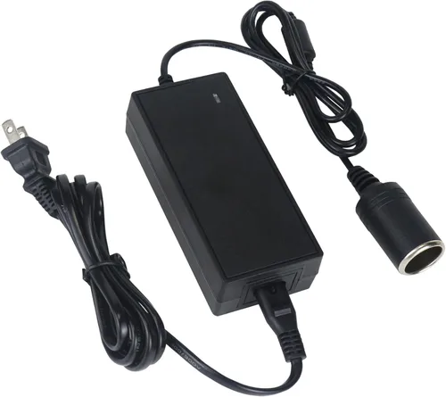 Vista 2 de Convertidor de alimentación de CA a CC 5A 60W, 110 V a 12 V, convertidor de enchufe de encendedor de cigarrillos de automóvil, transformador