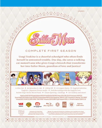 Vista 3 de Sailor Moon The Complete First Season (BD) Blu-ray