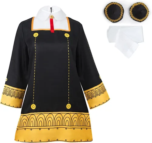 Vista 2 de Disfraz de anime para mujer, vestido escolar, uniforme completo, traje de Halloween para niñas
