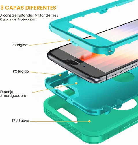 Vista 5 de jaroco Fundas para Dedos para Funda de iPhone SE, Nanofibras Superconductoras de 0.15mm, Sensación Suave, Antisudor con Funda de Teléfono