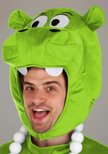 Vista 4 de Disfraz de Hipopótamo Verde de Hungry Hungry Hippos para Adultos Multicolor
