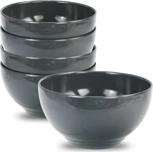 Vista 11 de Reston Lloyd Calypso Basics - Juego de 6 cuencos de cereales 100% melamina sin BPA, resistentes a roturas, aptos para lavavajillas, cuencos de apples