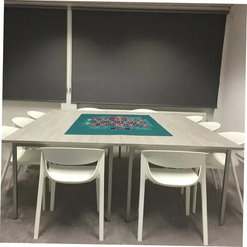 Vista 6 de Cómodo fieltro Poker Table Mat Poker Game Rug Desk Top Pad para póker y juegos de cartas