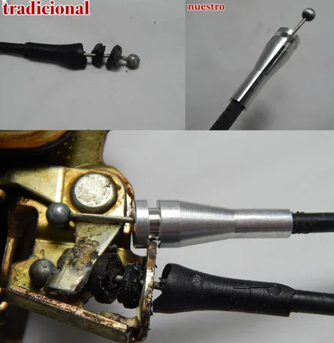 Vista 5 de Pieza de fijación de cable OEM para puerta de automóvil para serie F, serie E, Ranger, Expedition, Excursion, Navigator - Kit de reparación de cable