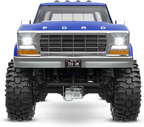 Vista 4 de Traxxas 1/18 TRX-4M F-150 Camión Crawler High Trail Azul