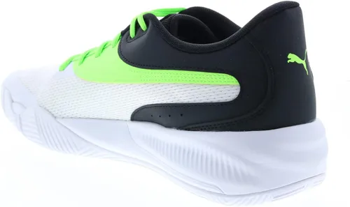 Vista 6 de PUMA Tenis de baloncesto triples para hombre, estilo casual, color blanco