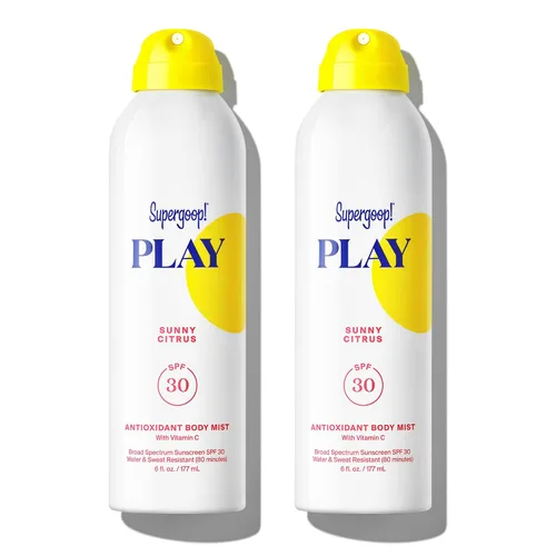 Vista 12 de Supergoop! PLAY SPF 30 Antioxidant Body Mist w/Vitamin C -Broad Spectrum Sunscreen Spray - Great for Active Days