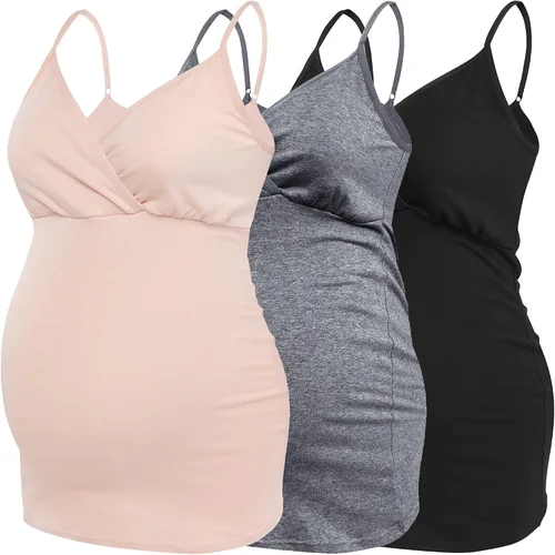 Vista 2 de Camiseta de lactancia Cami - Corpiño de dormir para maternidad y lactancia