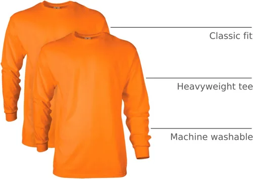 Vista 41 de Gildan - Camiseta de manga larga de algodón ultra estilo G2400 para adultos, paquete múltiple